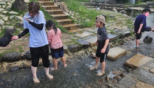 夏でも外遊び！もれなく（ほぼ）全員びしょ濡れ💦大阪日本橋Vol.206